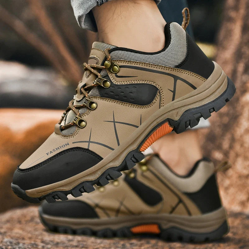 (💥NOW ON: 70% OFF Sale!🔥) Latest Men's Genuine Leather Non-Slip Waterproof Outdoor Hiking Shoes