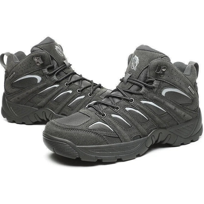 Men’s Orthotic Hiking Work Boots – Arch Support, Wide Toe Box, Protective Design, All-Day Stability